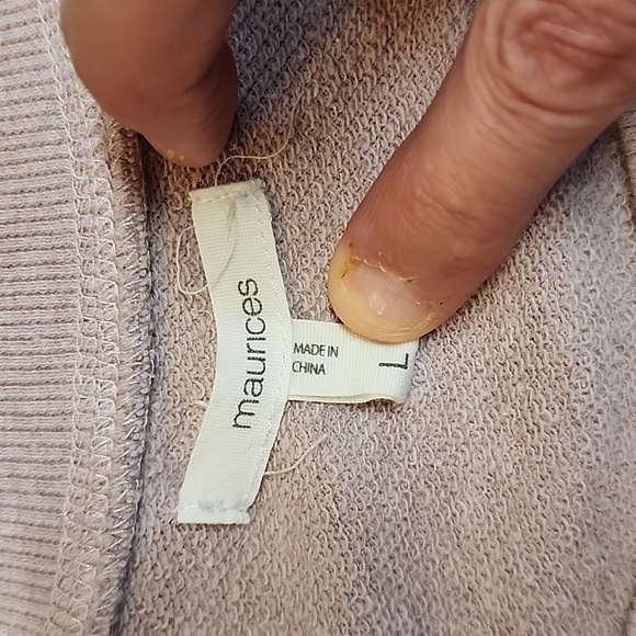 Maurices brand cold shoulder sweatshirt - Picture 6 of 8